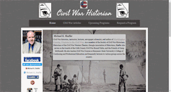 Desktop Screenshot of civilwarhistorian.net